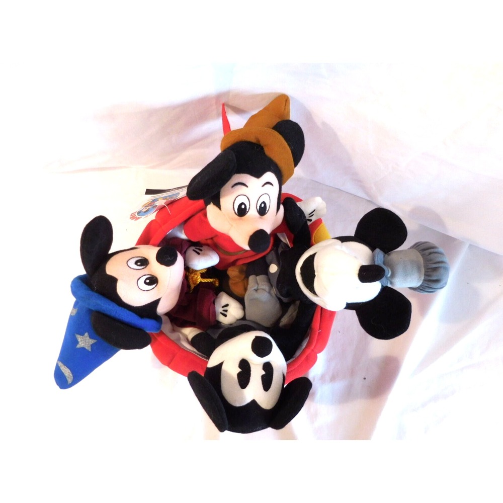 Disney 70th Anniversary MICKEY Mouse Collector Plush Beanie NEW w/ Tag RETIRED